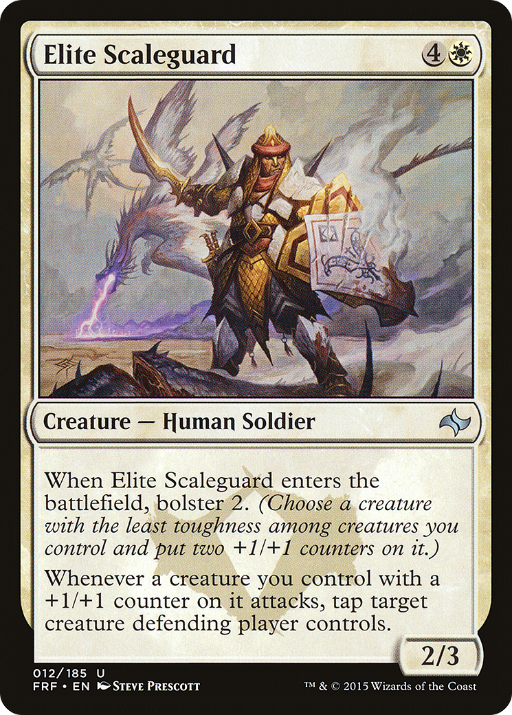 Elite Scaleguard (FRF-012) - Fate Reforged - Premium MTG Single from Wizards of the Coast - Just $0.25! Shop now at Game Crave Tournament Store