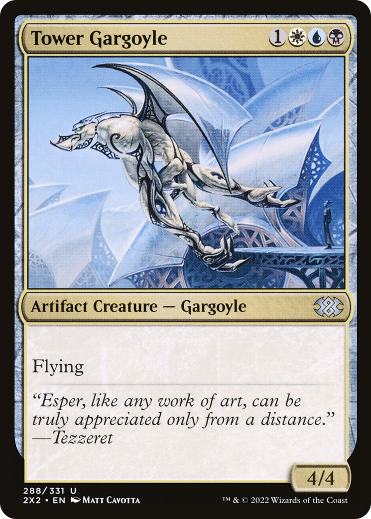 Tower Gargoyle (2X2-288) - Double Masters 2022 - Premium MTG Single from Wizards of the Coast - Just $0.25! Shop now at Game Crave Tournament Store