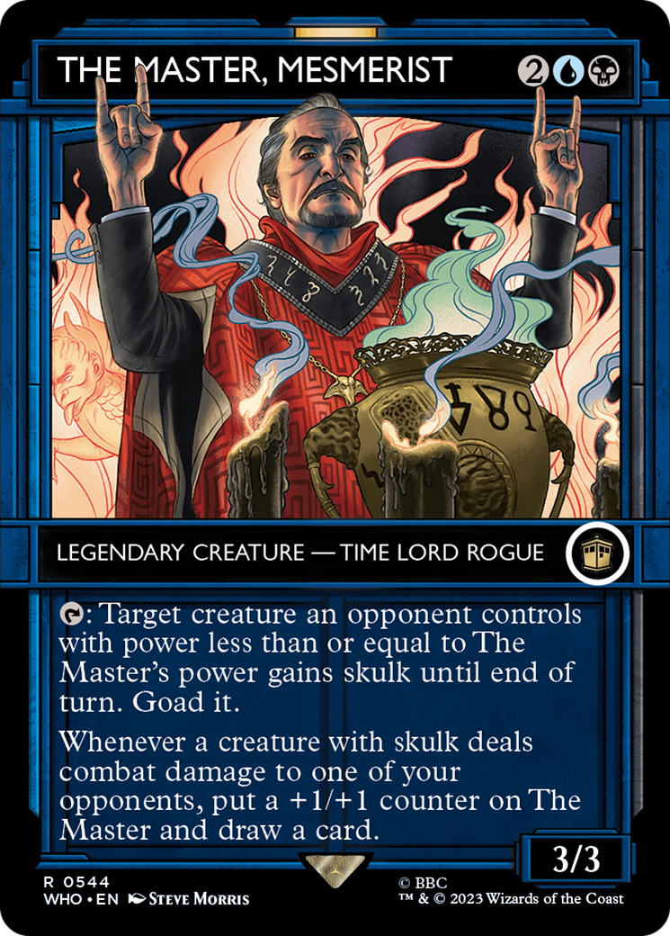 The Master, Mesmerist (WHO-544) - Doctor Who: (Showcase) (Borderless) - Premium MTG Single from Wizards of the Coast - Just $0.08! Shop now at Game Crave Tournament Store