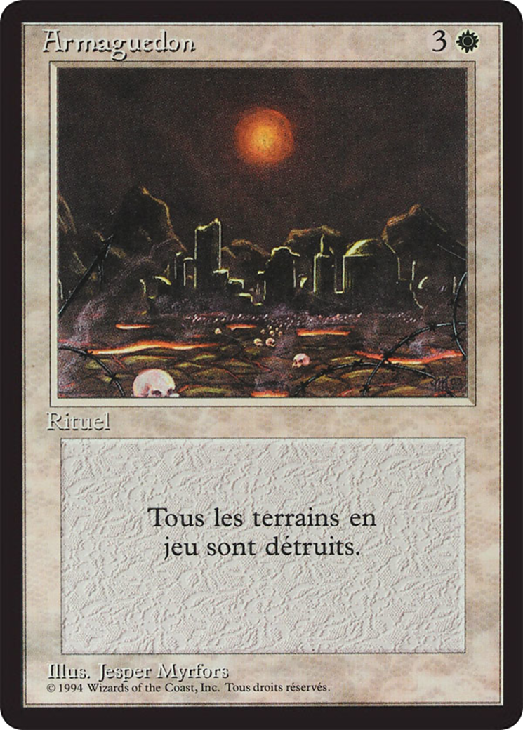 Armageddon (FBB-002) - Foreign Black Border - Premium MTG Single from Wizards of the Coast - Just $31.99! Shop now at Game Crave Tournament Store