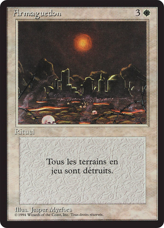 Armageddon (FBB-002) - Foreign Black Border - Premium MTG Single from Wizards of the Coast - Just $31.99! Shop now at Game Crave Tournament Store