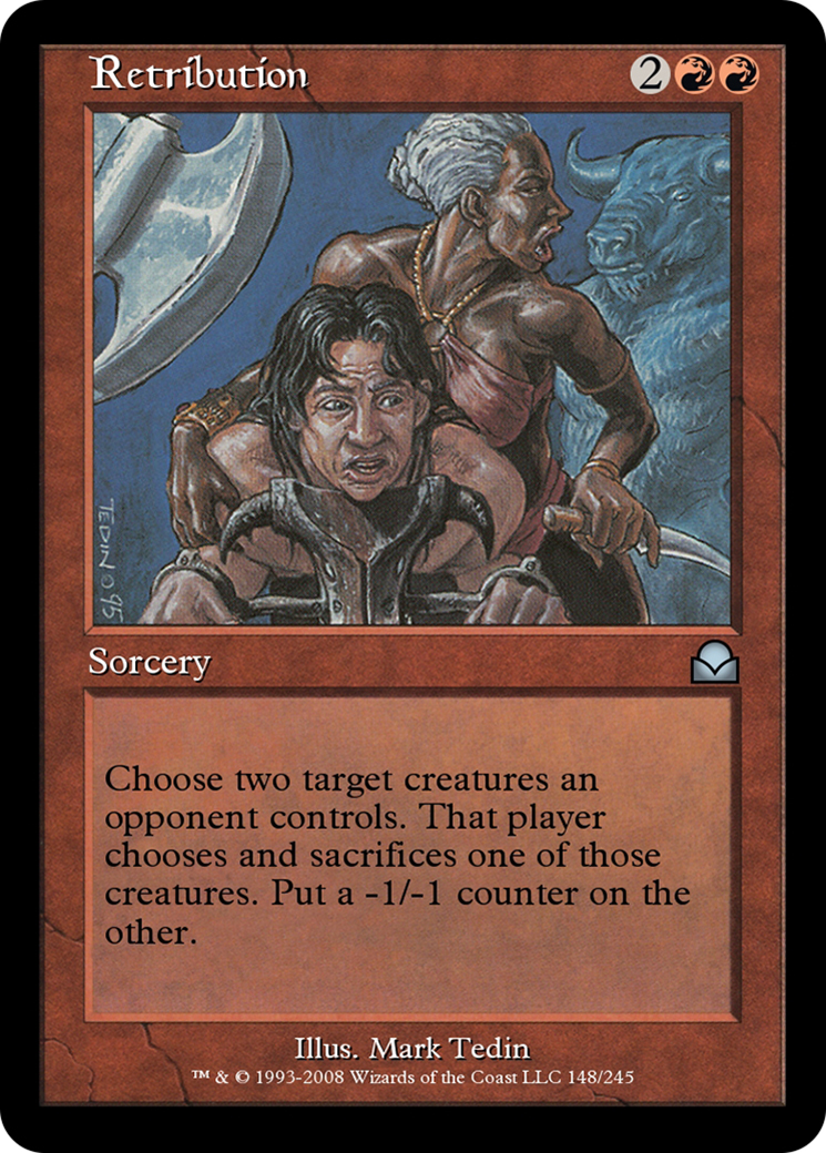 Retribution (ME2-148) - Masters Edition II - Premium MTG Single from Wizards of the Coast - Just $0! Shop now at Game Crave Tournament Store