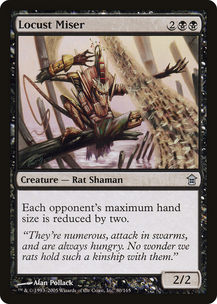 Locust Miser (SOK-080) - Saviors of Kamigawa Foil - Premium MTG Single from Wizards of the Coast - Just $12.40! Shop now at Game Crave Tournament Store