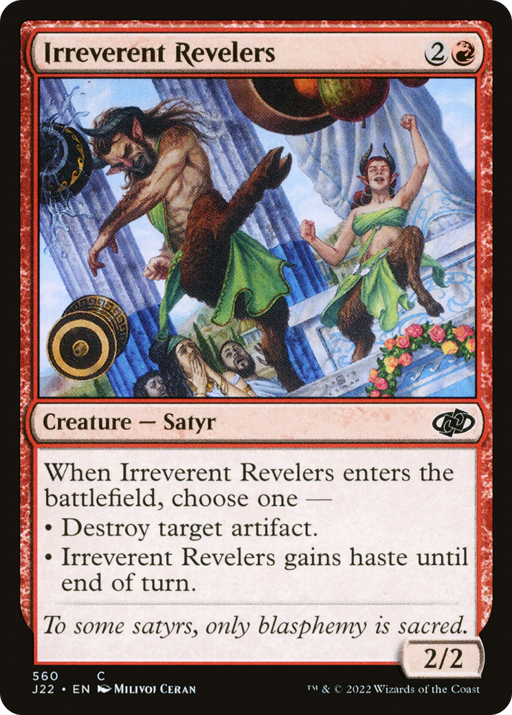 Irreverent Revelers (J22-560) - Jumpstart 2022 - Premium MTG Single from Wizards of the Coast - Just $0.08! Shop now at Game Crave Tournament Store