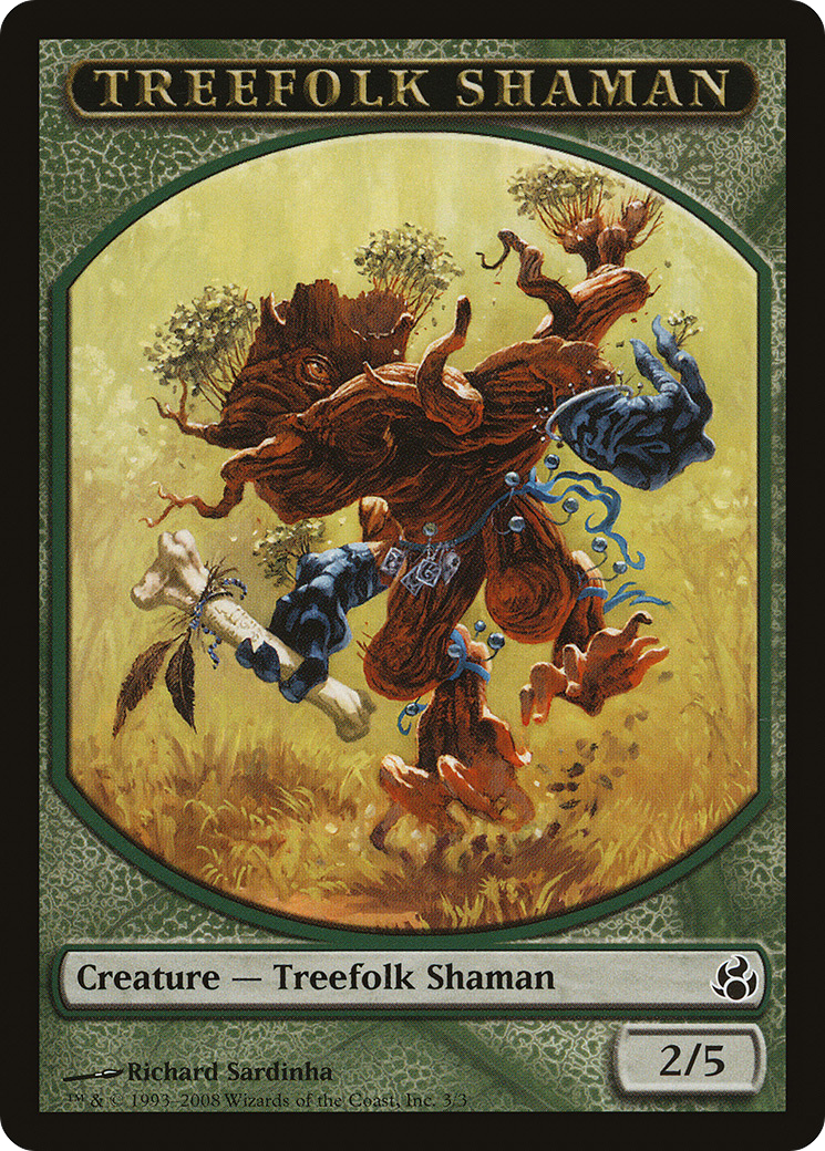Treefolk Shaman (TMOR-003) - Morningtide Tokens - Premium MTG Single from Wizards of the Coast - Just $0.18! Shop now at Game Crave Tournament Store