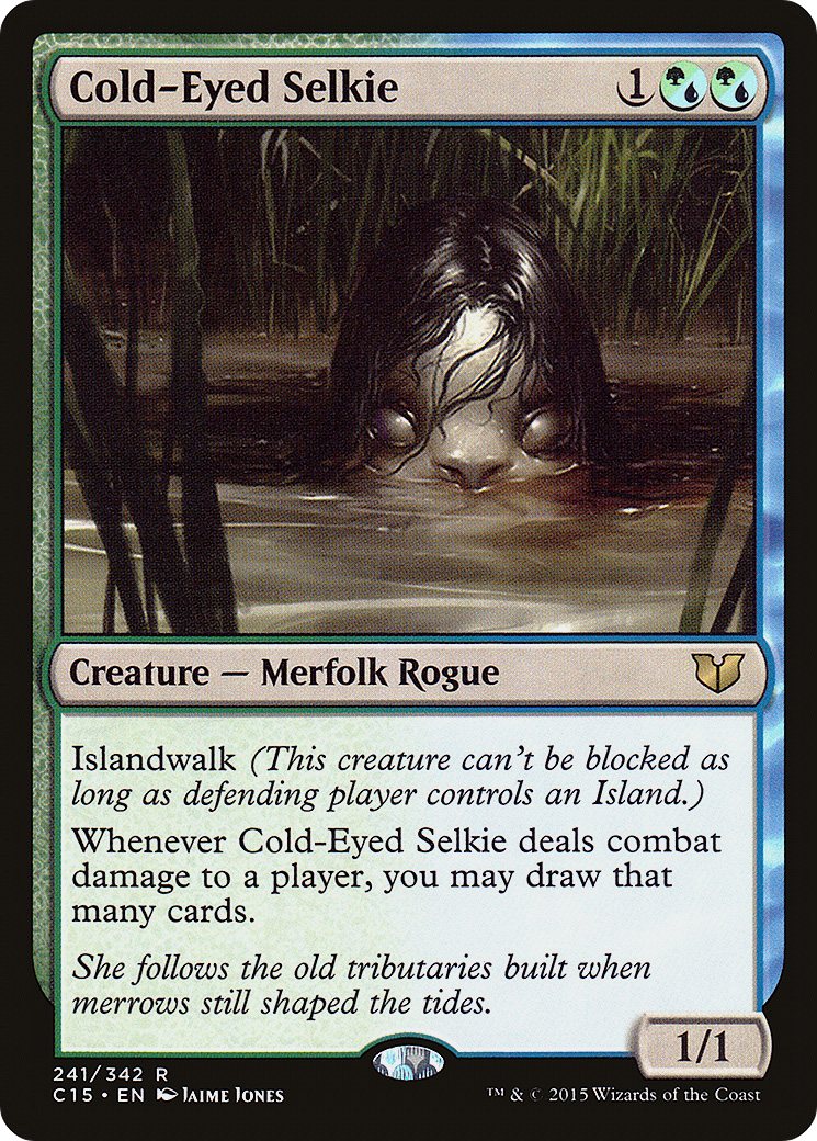 Cold-Eyed Selkie (C15-241) - Commander 2015 - Premium MTG Single from Wizards of the Coast - Just $0.25! Shop now at Game Crave Tournament Store