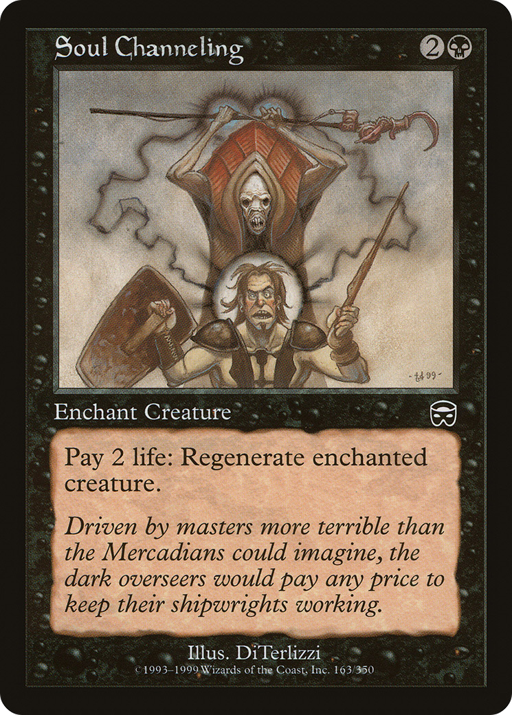 Soul Channeling (MMQ-163) - Mercadian Masques Foil - Premium MTG Single from Wizards of the Coast - Just $3.14! Shop now at Game Crave Tournament Store