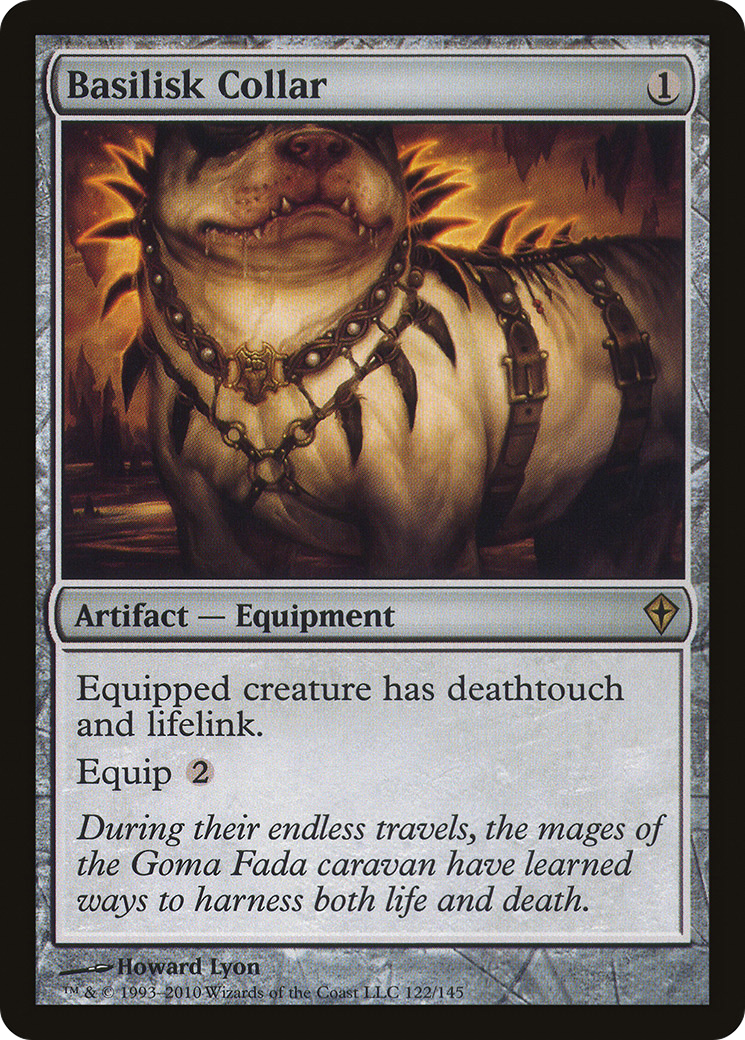 Basilisk Collar (WWK-122) - Worldwake Foil - Premium MTG Single from Wizards of the Coast - Just $18.39! Shop now at Game Crave Tournament Store
