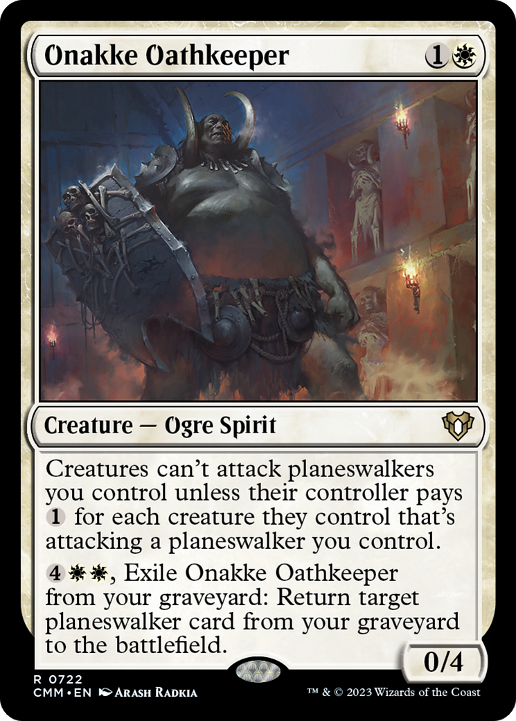 Onakke Oathkeeper (CMM-722) - Commander Masters - Premium MTG Single from Wizards of the Coast - Just $0.25! Shop now at Game Crave Tournament Store