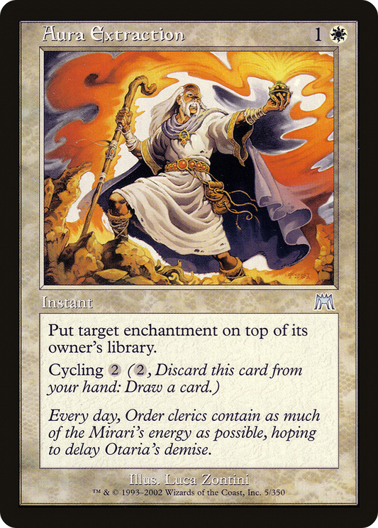 Aura Extraction (ONS-005) - Onslaught - Premium MTG Single from Wizards of the Coast - Just $0.08! Shop now at Game Crave Tournament Store