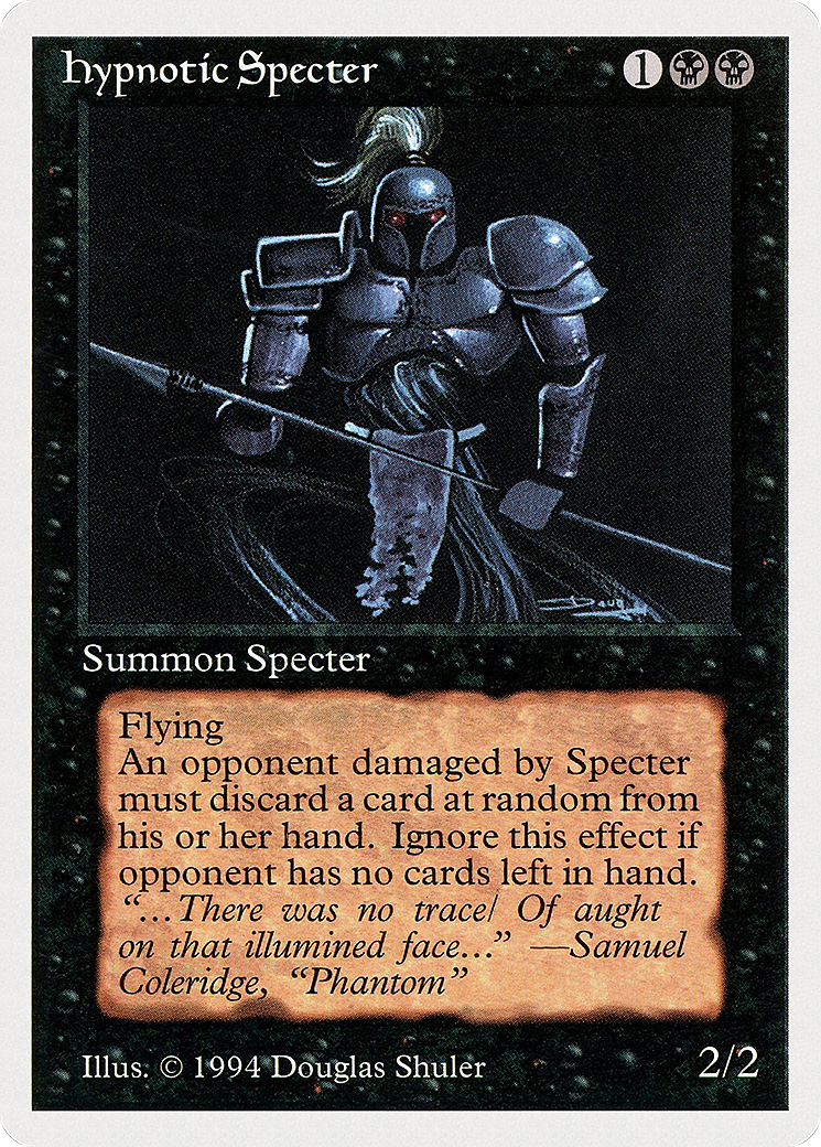 Hypnotic Specter (SUM-115) - Summer Magic / Edgar - Premium MTG Single from Wizards of the Coast - Just $0! Shop now at Game Crave Tournament Store
