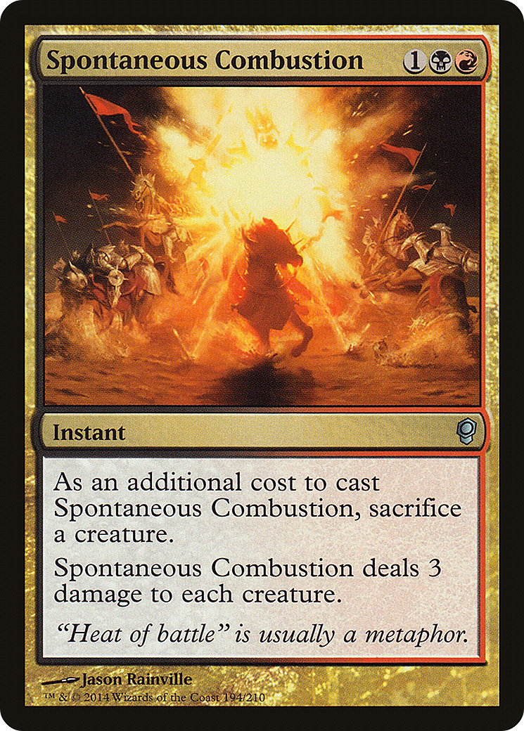 Spontaneous Combustion (CNS-194) - Conspiracy - Premium MTG Single from Wizards of the Coast - Just $0.08! Shop now at Game Crave Tournament Store