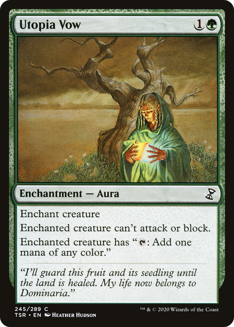 Utopia Vow (TSR-245) - Time Spiral Remastered Foil - Premium MTG Single from Wizards of the Coast - Just $0.08! Shop now at Game Crave Tournament Store
