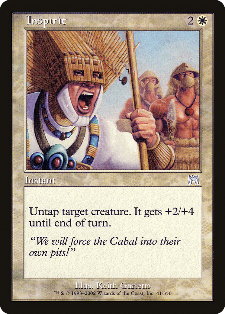 Inspirit (ONS-041) - Onslaught Foil - Premium MTG Single from Wizards of the Coast - Just $0.13! Shop now at Game Crave Tournament Store