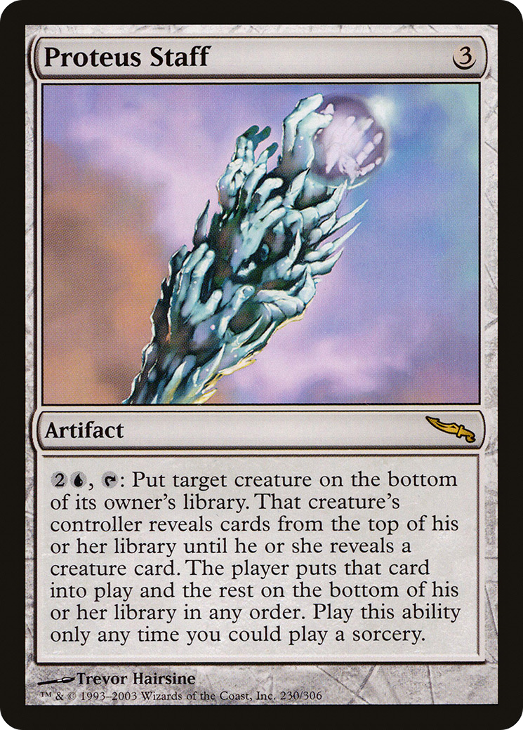 Proteus Staff (MRD-230) - Mirrodin - Premium MTG Single from Wizards of the Coast - Just $0.87! Shop now at Game Crave Tournament Store