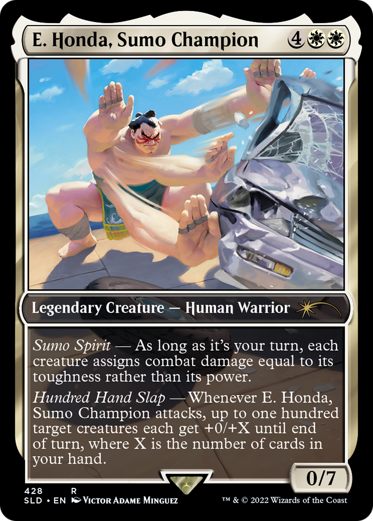 Baldin, Century Herdmaster (SLD-428) - Secret Lair Drop / E. Honda, Sumo Champion Foil - Premium MTG Single from Wizards of the Coast - Just $1.21! Shop now at Game Crave Tournament Store