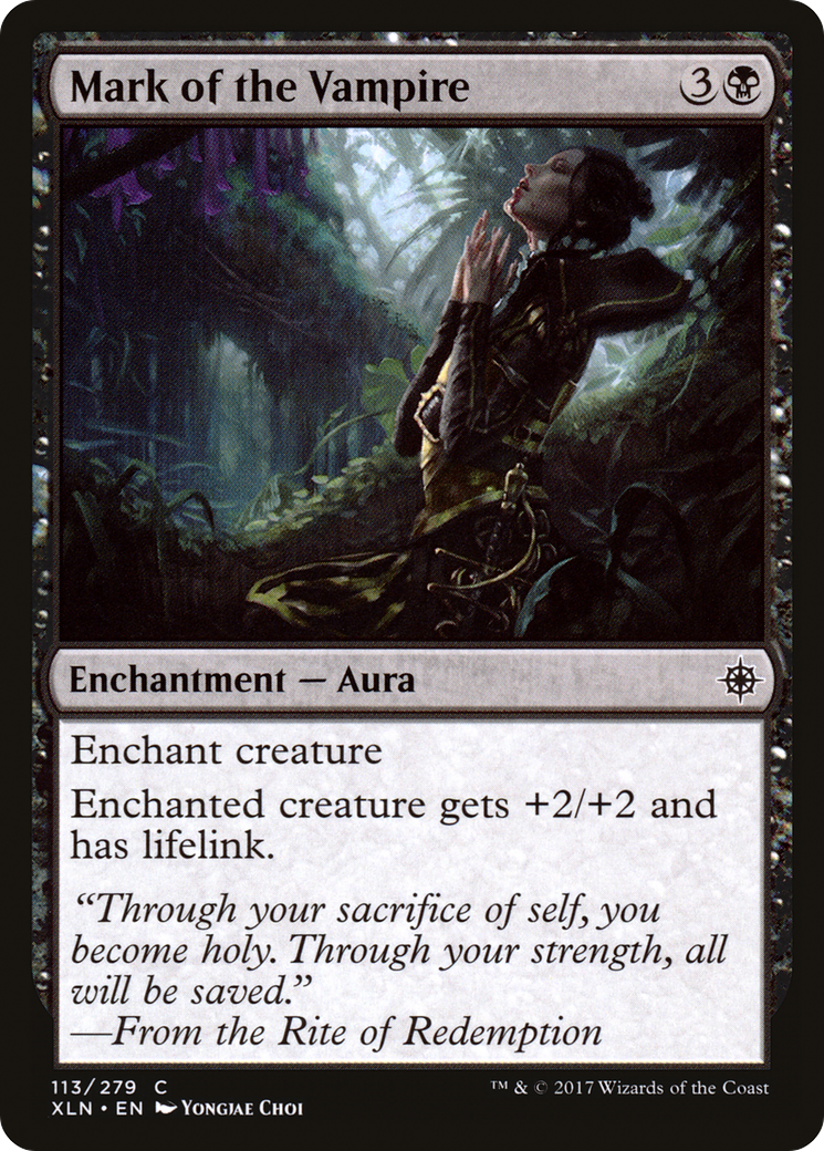 Mark of the Vampire (XLN-113) - Ixalan - Premium MTG Single from Wizards of the Coast - Just $0.25! Shop now at Game Crave Tournament Store