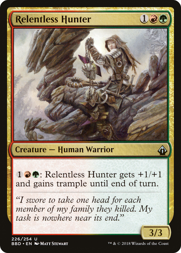 Relentless Hunter (BBD-226) - Battlebond - Premium MTG Single from Wizards of the Coast - Just $0.25! Shop now at Game Crave Tournament Store