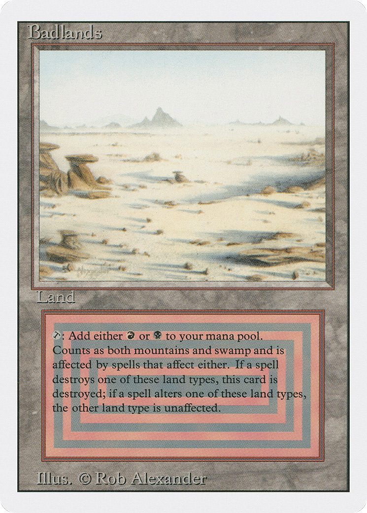 Badlands (3ED-282) - Revised Edition - Premium MTG Single from Wizards of the Coast - Just $327.78! Shop now at Game Crave Tournament Store