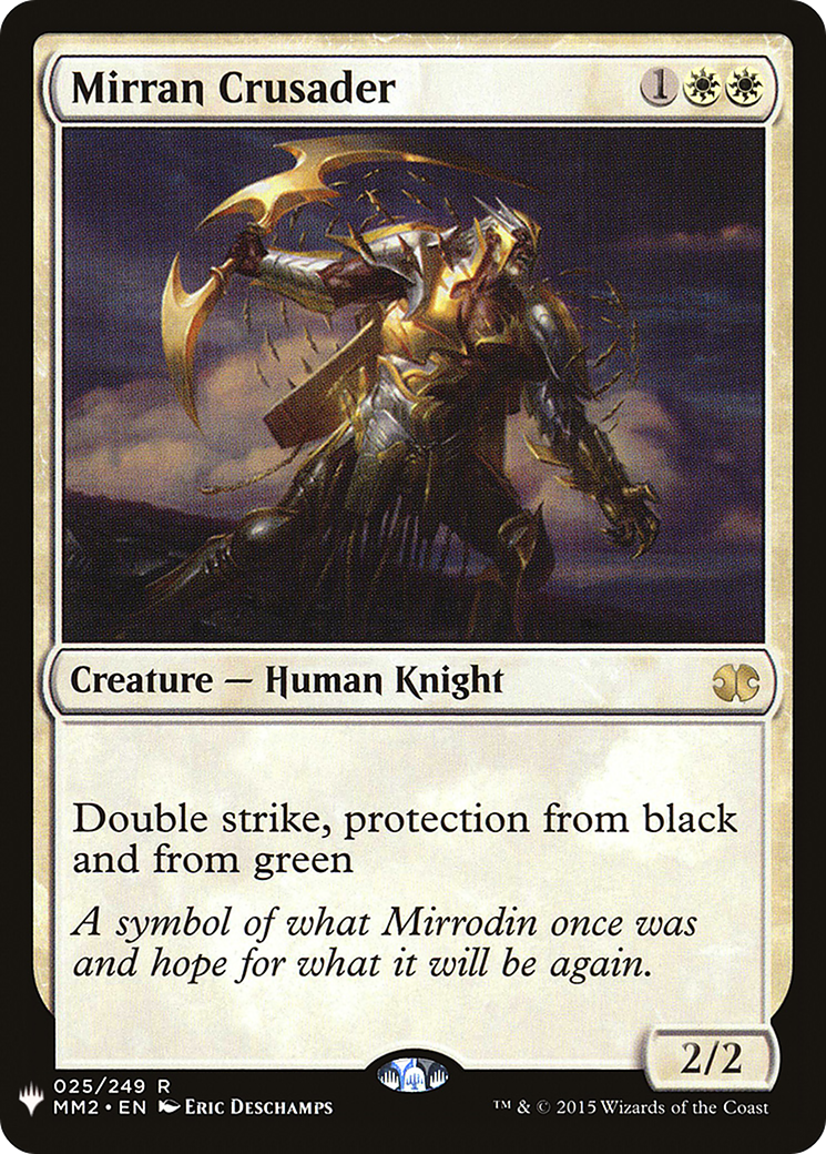 Mirran Crusader (MB1-178) - Mystery Booster - Premium MTG Single from Wizards of the Coast - Just $0.43! Shop now at Game Crave Tournament Store