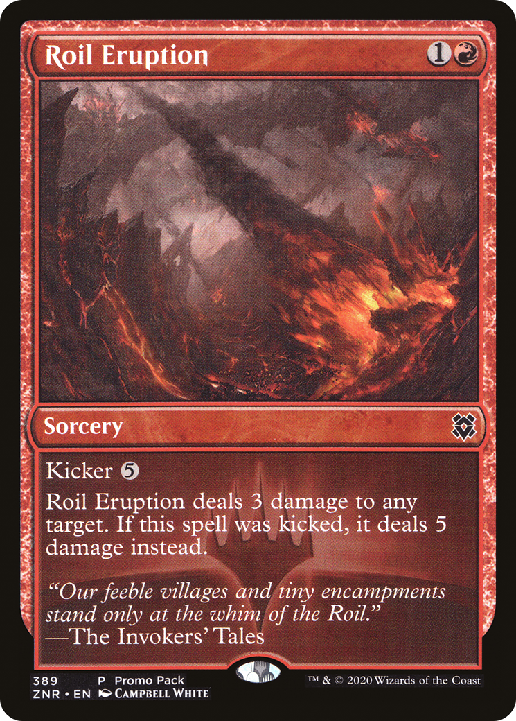 Roil Eruption (ZNR-389) - Zendikar Rising Foil - Premium MTG Single from Wizards of the Coast - Just $0.25! Shop now at Game Crave Tournament Store