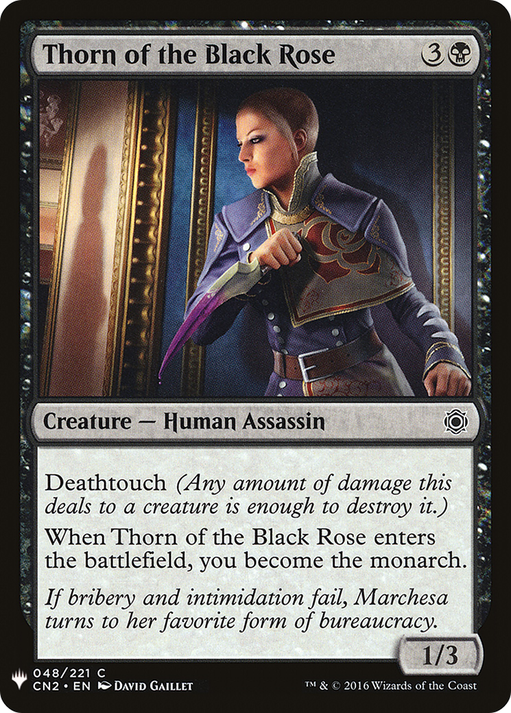 Thorn of the Black Rose (MB1-792) - Mystery Booster - Premium MTG Single from Wizards of the Coast - Just $0.25! Shop now at Game Crave Tournament Store