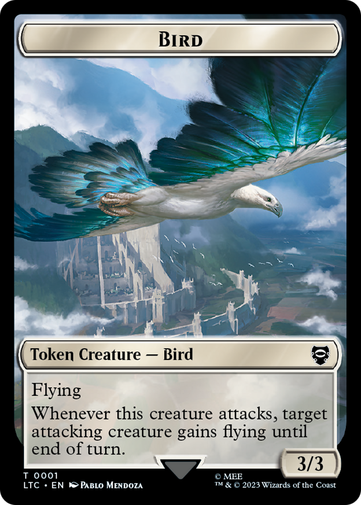 Bird (TLTC-001) - Tales of Middle-earth Commander Tokens - Premium MTG Single from Wizards of the Coast - Just $0! Shop now at Game Crave Tournament Store