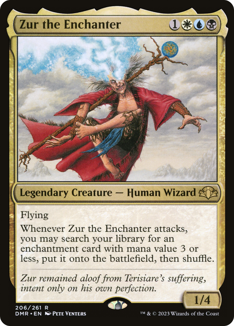 Zur the Enchanter (DMR-206) - Dominaria Remastered - Premium MTG Single from Wizards of the Coast - Just $0.54! Shop now at Game Crave Tournament Store