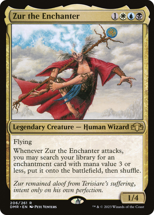 Zur the Enchanter (DMR-206) - Dominaria Remastered - Premium MTG Single from Wizards of the Coast - Just $0.54! Shop now at Game Crave Tournament Store