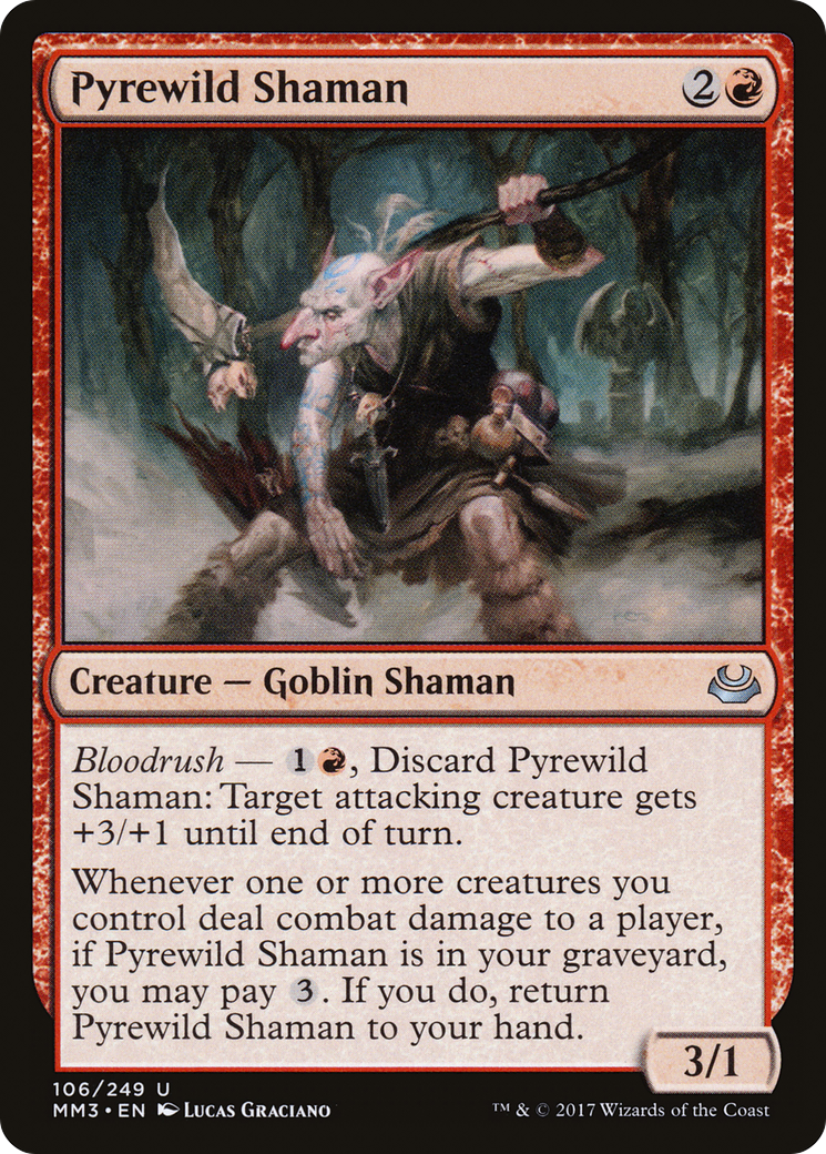 Pyrewild Shaman (MM3-106) - Modern Masters 2017 - Premium MTG Single from Wizards of the Coast - Just $0.08! Shop now at Game Crave Tournament Store