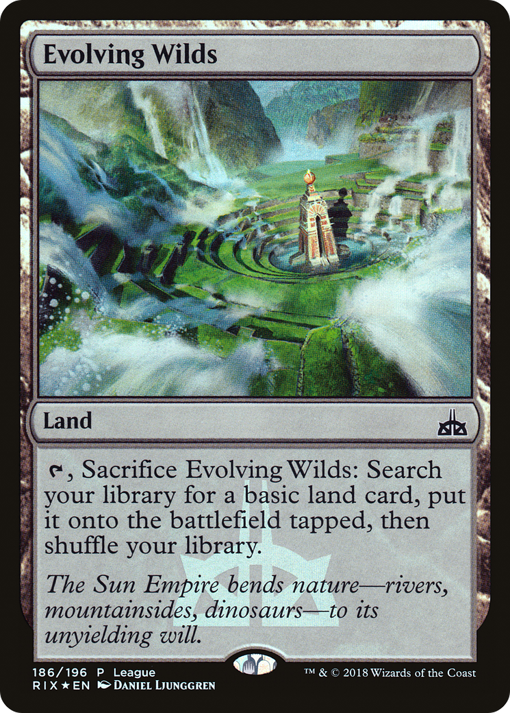 Evolving Wilds (PRIX-186) - Rivals of Ixalan Promos Foil - Premium MTG Single from Wizards of the Coast - Just $0.15! Shop now at Game Crave Tournament Store