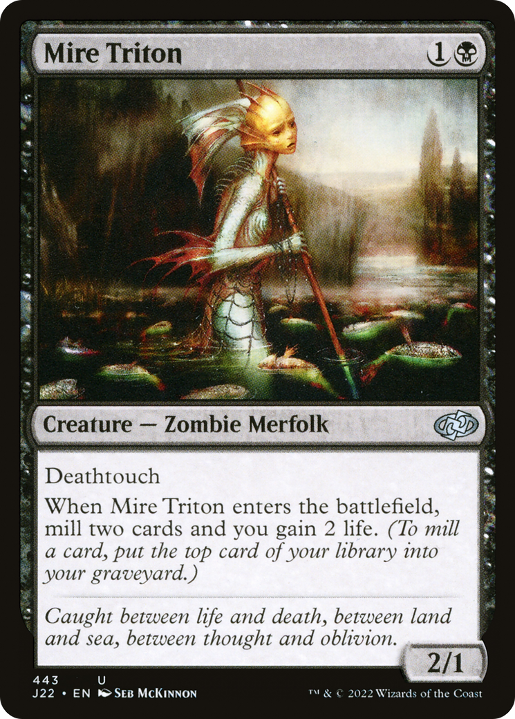 Mire Triton (J22-443) - Jumpstart 2022 - Premium MTG Single from Wizards of the Coast - Just $0.08! Shop now at Game Crave Tournament Store