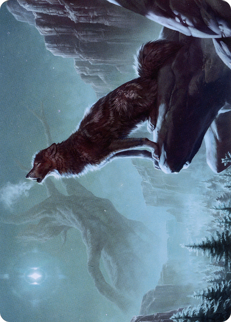 Sarulf's Packmate // Sarulf's Packmate (AKHM-051) - Kaldheim Art Series (Borderless) Foil - Premium MTG Single from Wizards of the Coast - Just $0! Shop now at Game Crave Tournament Store