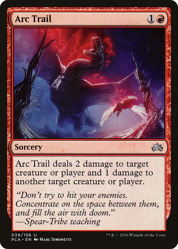 Arc Trail (PCA-039) - Planechase Anthology - Premium MTG Single from Wizards of the Coast - Just $0.08! Shop now at Game Crave Tournament Store