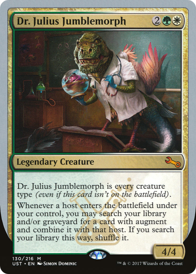 Dr. Julius Jumblemorph (UST-130) - Unstable Foil - Premium MTG Single from Wizards of the Coast - Just $0.47! Shop now at Game Crave Tournament Store