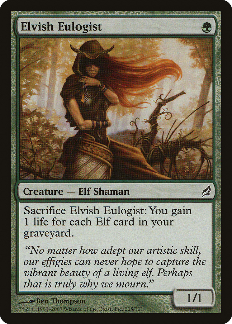 Elvish Eulogist (LRW-205) - Lorwyn - Premium MTG Single from Wizards of the Coast - Just $0.25! Shop now at Game Crave Tournament Store
