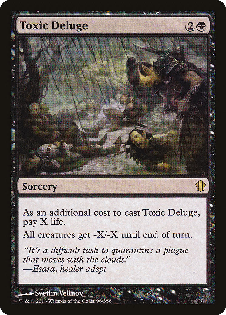 Toxic Deluge (C13-096) - Commander 2013 - Premium MTG Single from Wizards of the Coast - Just $4.31! Shop now at Game Crave Tournament Store