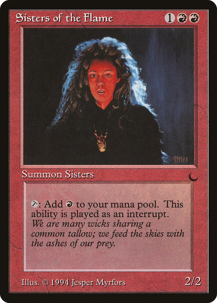 Sisters of the Flame (DRK-074) - The Dark - Premium MTG Single from Wizards of the Coast - Just $0.26! Shop now at Game Crave Tournament Store