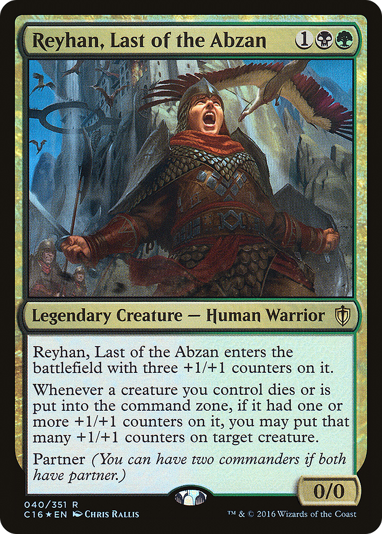 Reyhan, Last of the Abzan (C16-040) - Commander 2016 Foil - Premium MTG Single from Wizards of the Coast - Just $2.30! Shop now at Game Crave Tournament Store