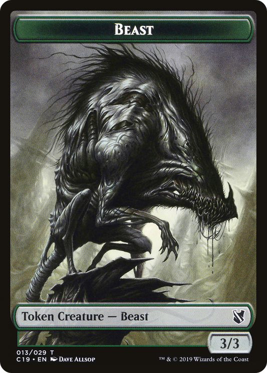 Beast (TC19-013) - Commander 2019 Tokens - Premium MTG Single from Wizards of the Coast - Just $0! Shop now at Game Crave Tournament Store