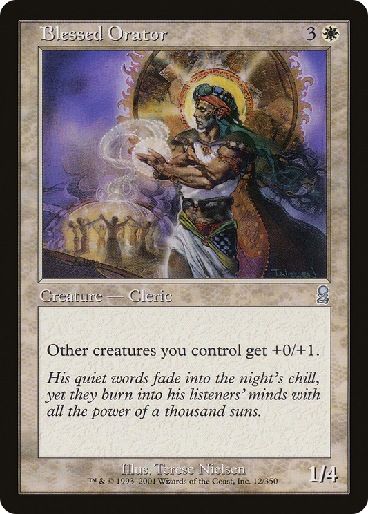 Blessed Orator (ODY-012) - Odyssey Foil - Premium MTG Single from Wizards of the Coast - Just $0.46! Shop now at Game Crave Tournament Store