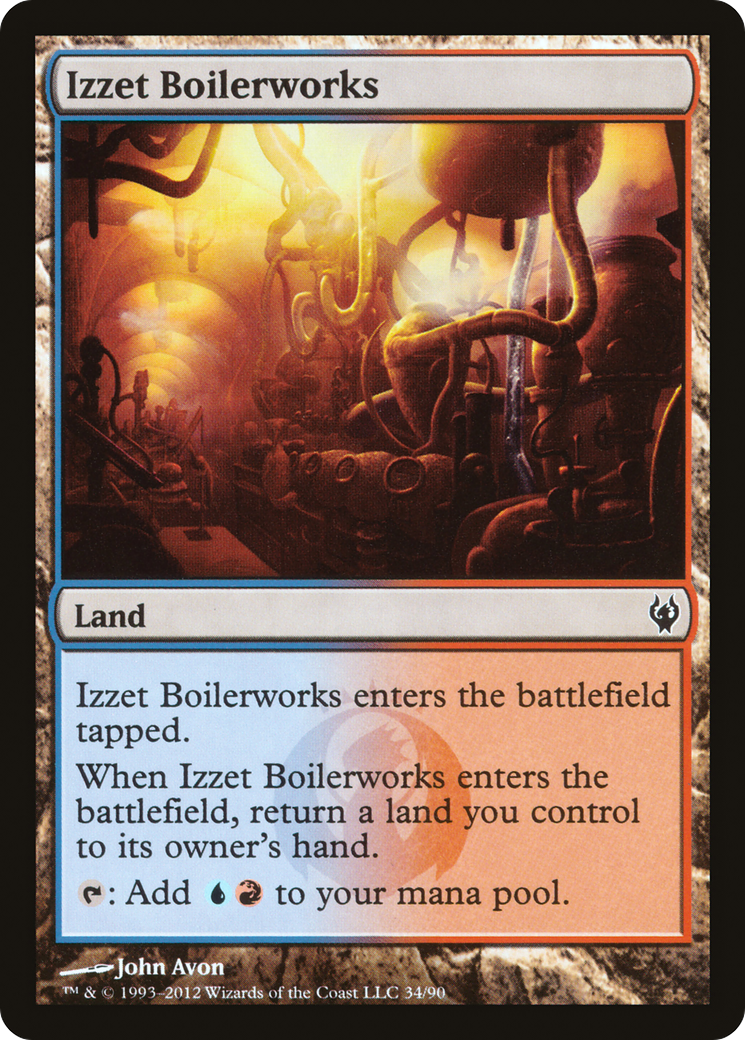 Izzet Boilerworks (DDJ-034) - Duel Decks: Izzet vs. Golgari - Premium MTG Single from Wizards of the Coast - Just $0.08! Shop now at Game Crave Tournament Store