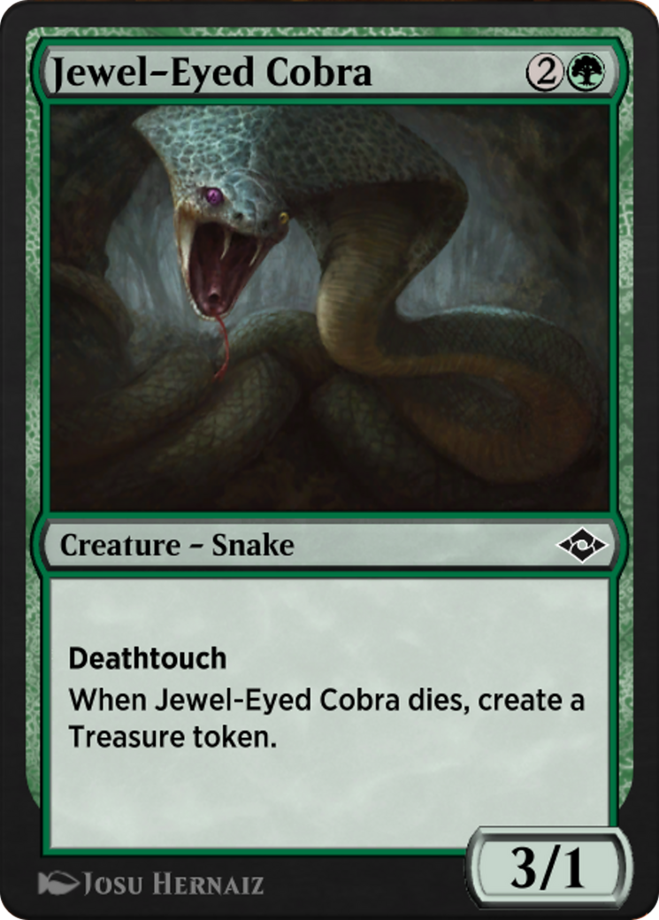 Jewel-Eyed Cobra (J21-592) - Jumpstart: Historic Horizons - Premium MTG Single from Wizards of the Coast - Just $0! Shop now at Game Crave Tournament Store