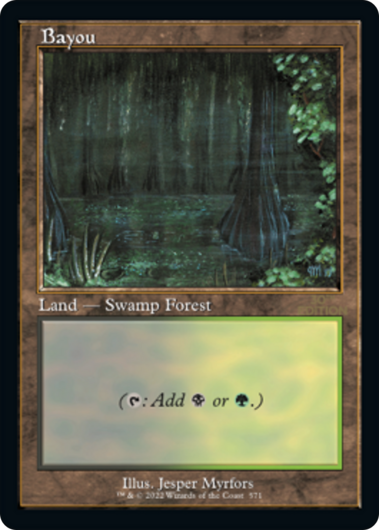 Bayou (30A-571) - 30th Anniversary Edition - Premium MTG Single from Wizards of the Coast - Just $120.07! Shop now at Game Crave Tournament Store