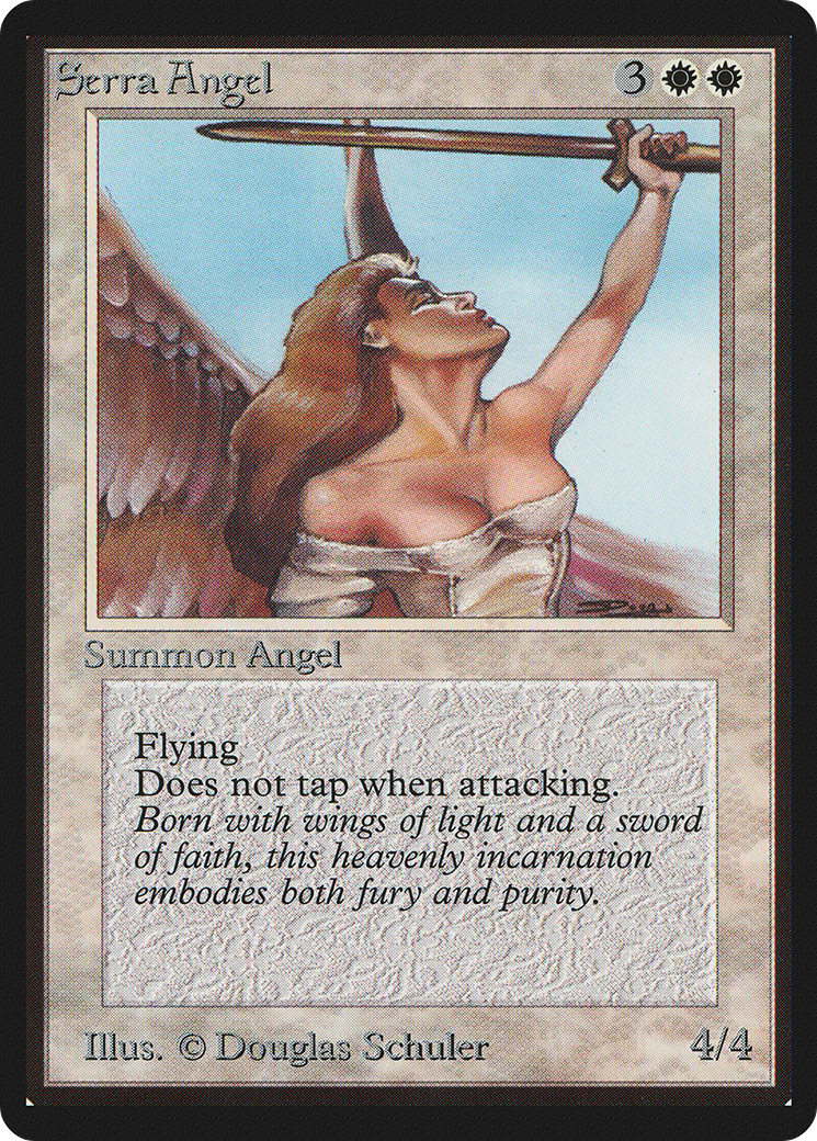 Serra Angel (LEB-040) - Limited Edition Beta - Premium MTG Single from Wizards of the Coast - Just $63.34! Shop now at Game Crave Tournament Store