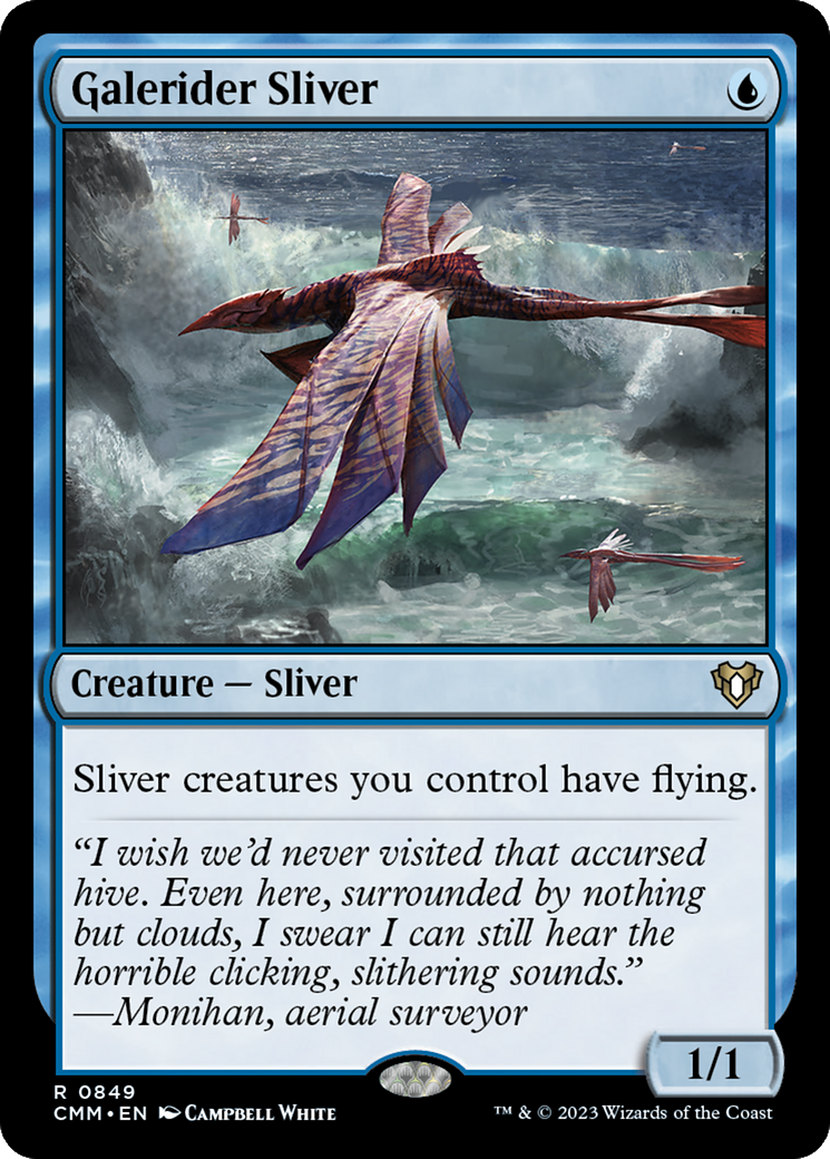 Galerider Sliver (CMM-849) - Commander Masters - Premium MTG Single from Wizards of the Coast - Just $0.92! Shop now at Game Crave Tournament Store