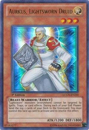 Aurkus, Lightsworn Druid (LCGX-EN250) - Legendary Collection 2 Unlimited - Premium Yugioh Single from Konami - Just $3.47! Shop now at Game Crave Tournament Store