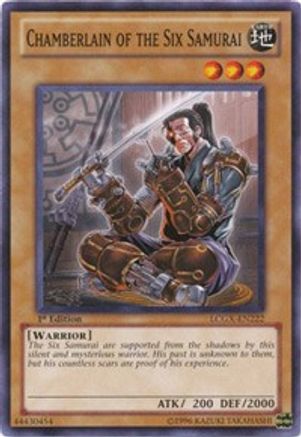 Chamberlain of the Six Samurai (LCGX-EN222) - Legendary Collection 2 Unlimited - Premium Yugioh Single from Konami - Just $0.23! Shop now at Game Crave Tournament Store