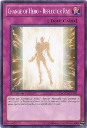 Change of Hero - Reflector Ray (LCGX-EN116) - Legendary Collection 2 1st Edition - Premium Yugioh Single from Konami - Just $0.08! Shop now at Game Crave Tournament Store