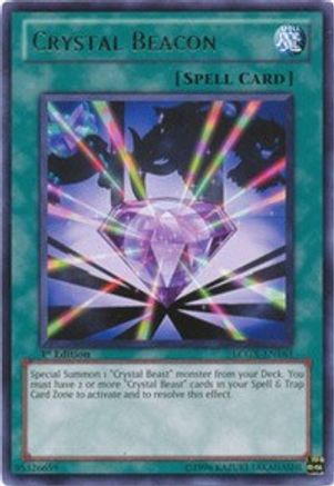 Crystal Beacon (LCGX-EN163) - Legendary Collection 2 1st Edition - Premium Yugioh Single from Konami - Just $0.25! Shop now at Game Crave Tournament Store